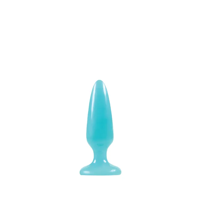 Anal NS Novelties Firefly Pleasure Plug Small Glowing Blue Butt Plug for Sensual Delights