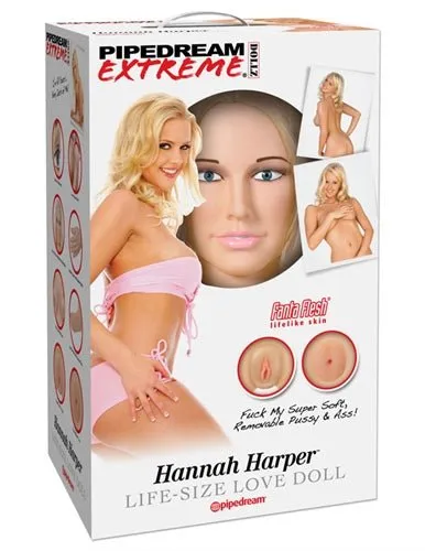 Male Sex Toys Pipedream Extreme Dollz Hannah Harper Life Size Love Doll PDX Brands