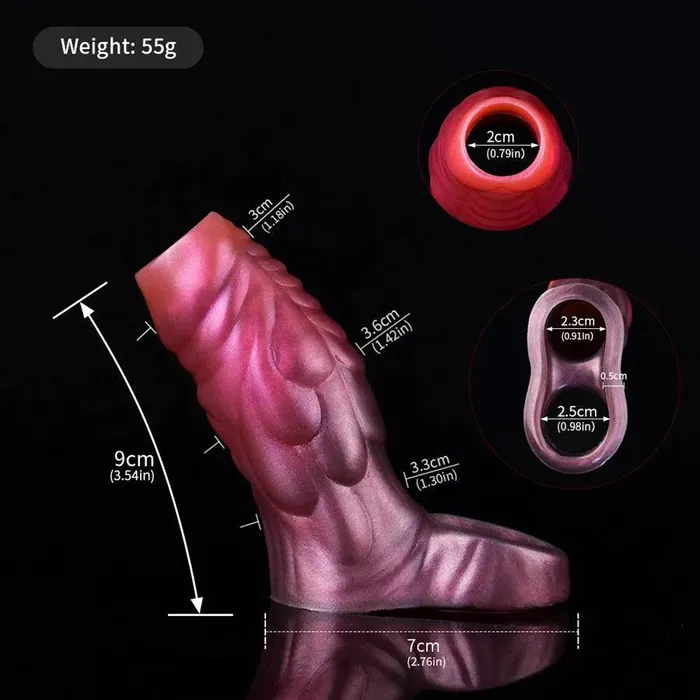 Xinghaoya Male Sex Toys Silicone Penis Sleeve for Intense Sensations