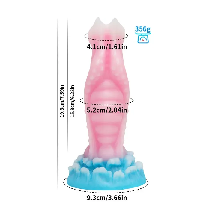 Alien Monster Dildo Butt Plug Luminous Silicone Anal Dildo Male Female Sex Toys Domlust Anal