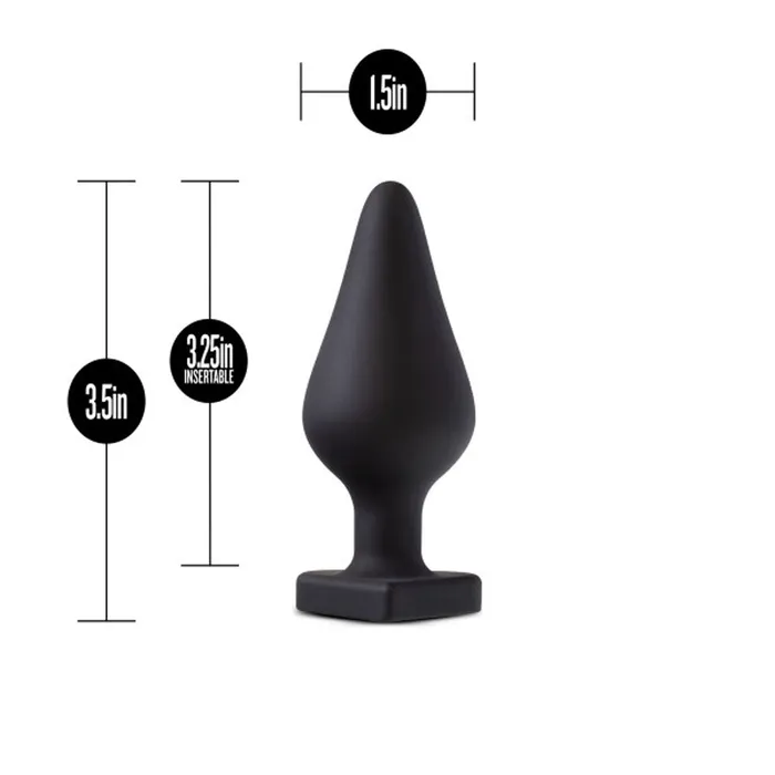 Blush Novelties Anal Temptasia Spank Me Butt Plug Black