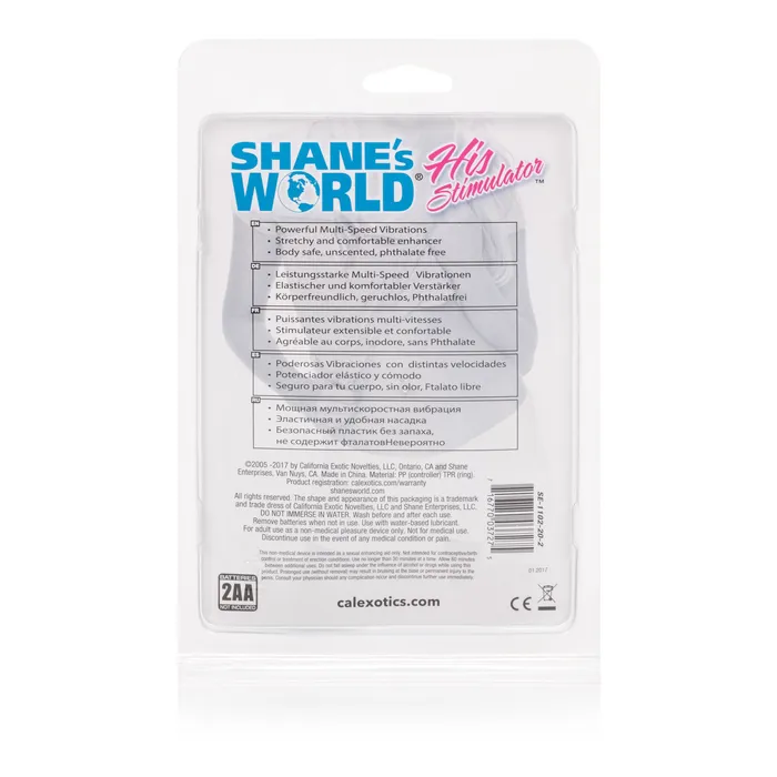 CalExotics Shanes World His Vibraring Stimulator Blue Vibrators CalExotics Shanes World His Vibraring Stimulator Blue Vibrators