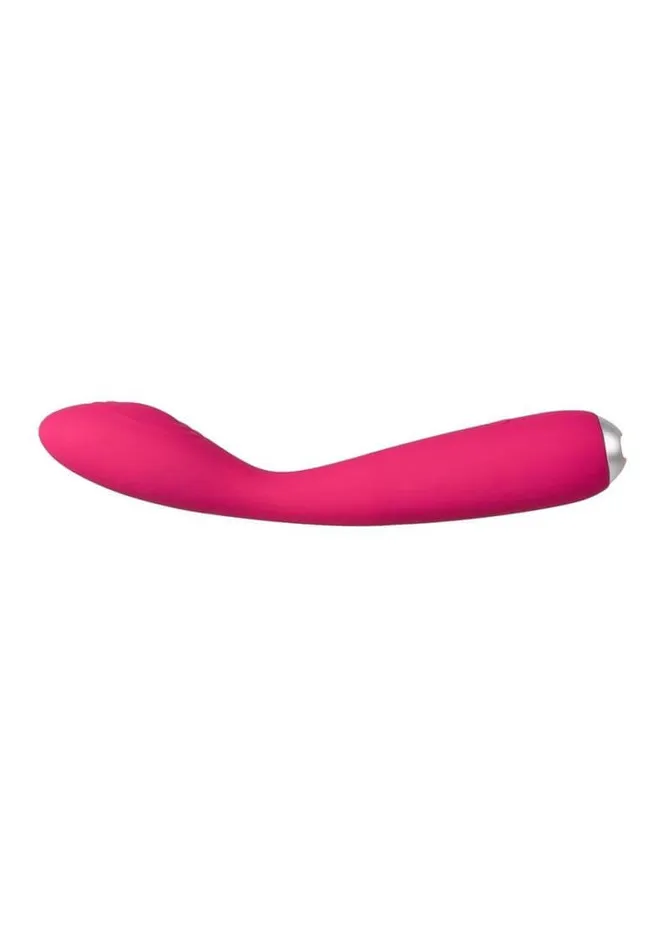 Female Sex Toys Svakom Iris Silicone GSpot Rechargeable Vibrator Plum Red SVAKOM