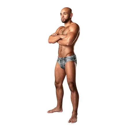 Male Power Male Sex Toys Male Power Dirty Denim Bikini Denim Print XL Male Power Male Sex Toys Male Power Dirty Denim Bikini Denim Print XL