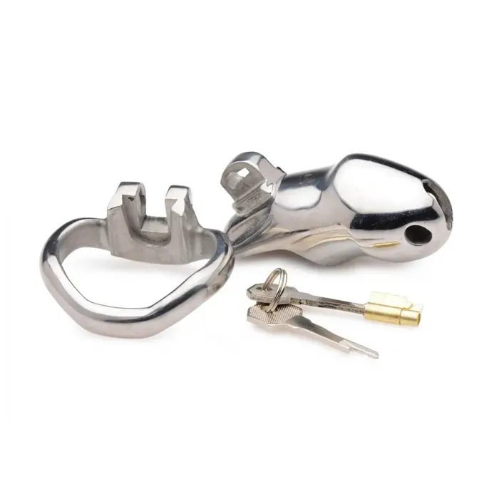 Master Series Male Sex Toys BDSM Cock Cage Rikers 247 Stainless Steel Locking Chastity Cage Master Series Male Sex Toys BDSM Cock Cage Rikers 247 Stainless Steel Locking Chastity Cage
