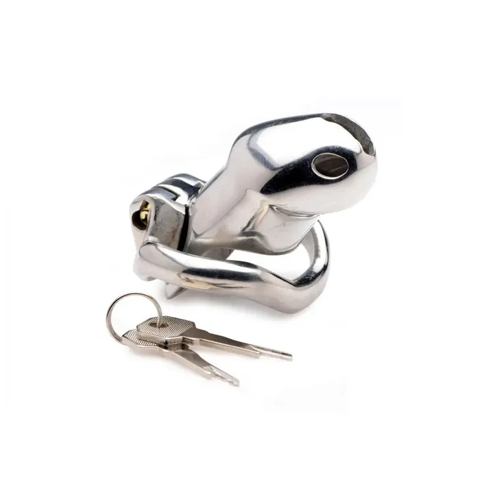 Master Series Male Sex Toys BDSM Cock Cage Rikers 247 Stainless Steel Locking Chastity Cage Master Series Male Sex Toys BDSM Cock Cage Rikers 247 Stainless Steel Locking Chastity Cage