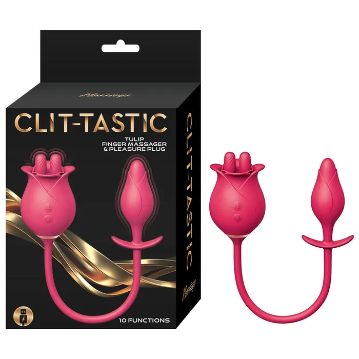 Nasswalk Toys Anal ClitTastic Tulip Finger Massager Pleasure Plug Set