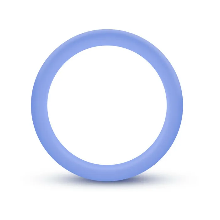 Performance Silicone Glo Cock Ring Blue Glow Blush Male Sex Toys Performance Silicone Glo Cock Ring Blue Glow Blush Male Sex Toys