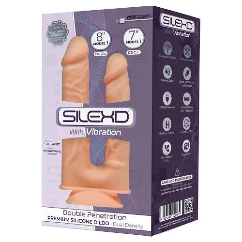 SilexD Realistic Vibrating Double Penetrator SilexD Female Sex Toys SilexD Realistic Vibrating Double Penetrator SilexD Female Sex Toys